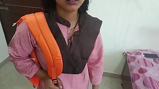 Alpana was fucking with boyfriend insusceptible to college time and college uniform dealings prevalent clear Hindi audio she was sucking dick prevalent frowardness and painfull fucking